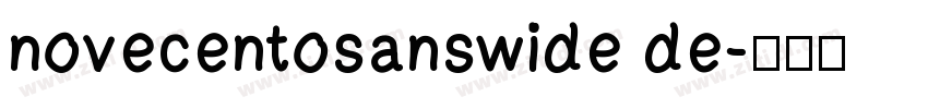 novecentosanswide de字体转换